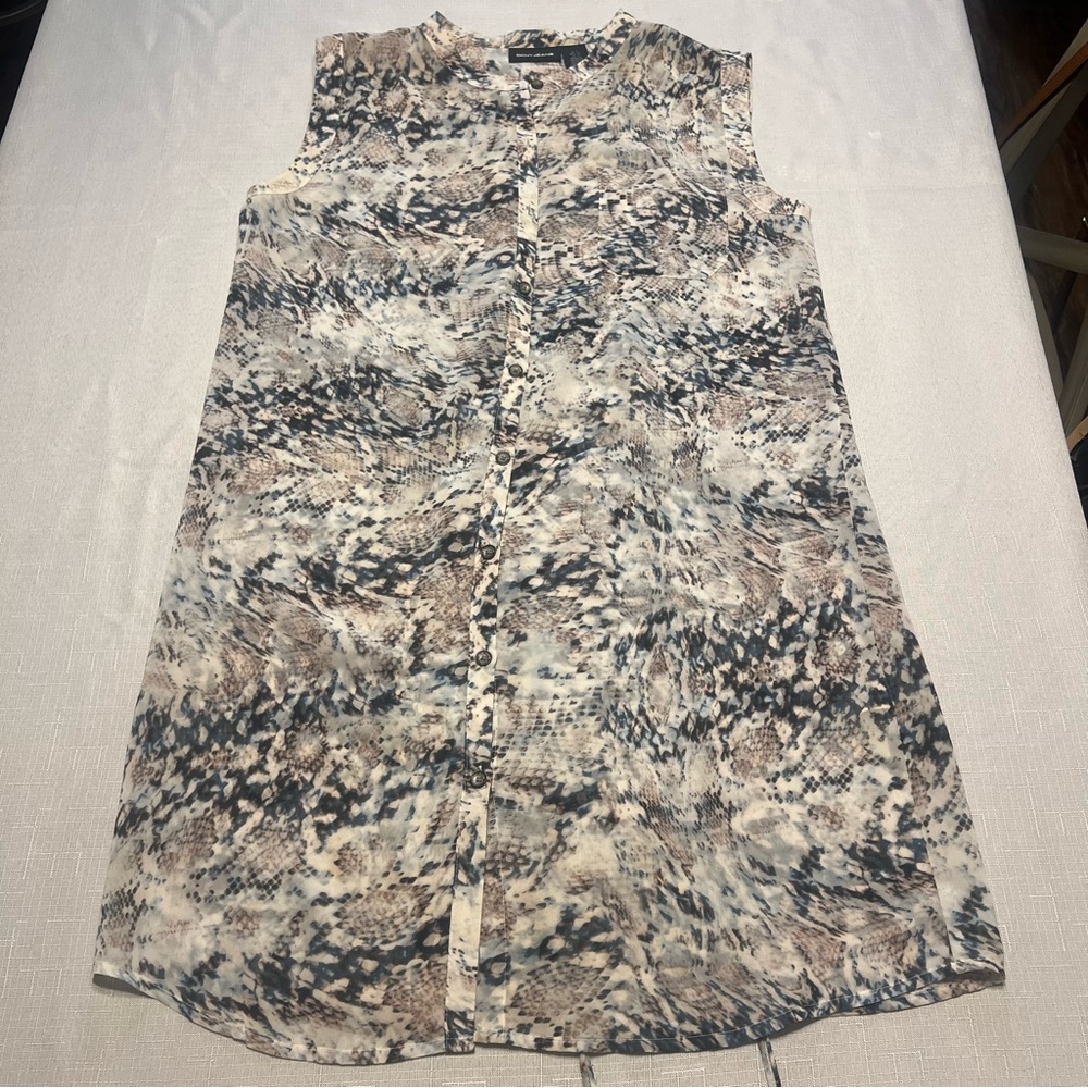 DKNY Jeans Abstract Pattern Top
